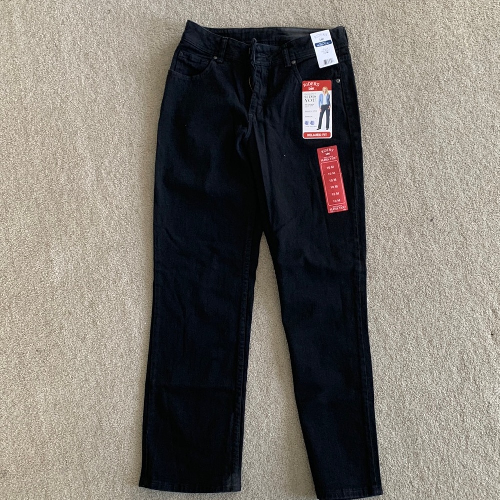 NWT Black Riders by Lee Jeans Relaxed Fit Straight leg- Size 10